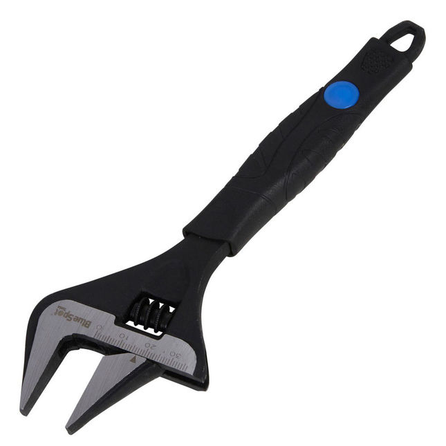 Blue Spot 06111 8" Wide Jaw Adjustable Wrench
