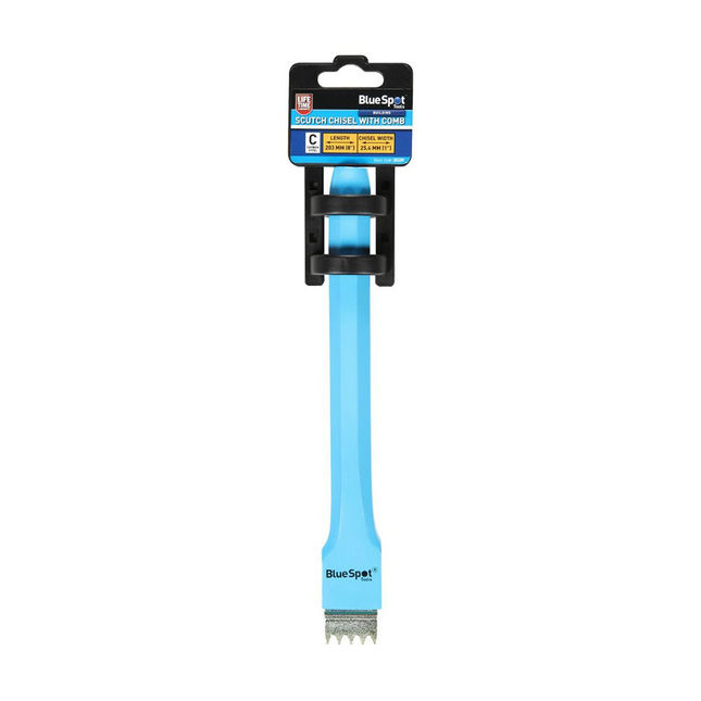 Blue Spot 25109 1" X 8" Scutch Chisel With Comb