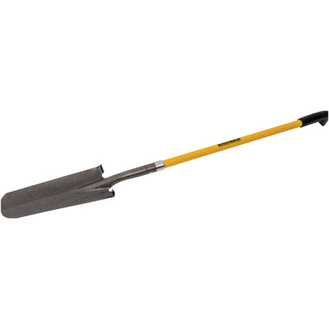 Roughneck Sharp-Edge Long Handled Drainage Shovel