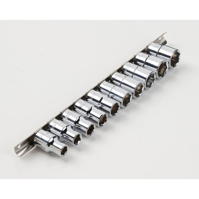 Clarke Pro418 1/2” Drive Socket Set On Clip – Metric