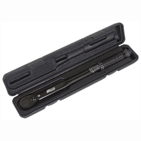 Image of Sealey Sealey AK623B 3/8"Drive Micrometer Torque Wrench Calibrated Black Series 7-112Nm