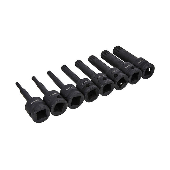 Blue Spot 8 Pce 1/2" Impact Spline Sockets -m5-m18-