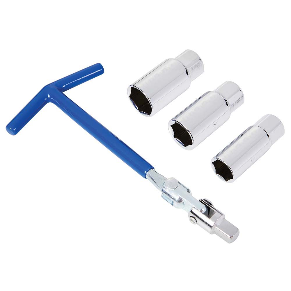 Blue Spot 4Piece 3/8" Drive THandle Spark Plug Wrench Set Machine