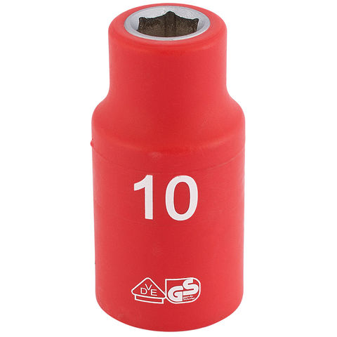 Draper H6VDE-MM/B 1/2'' DRive Fully Insulated VDE Sockets - Various Sizes