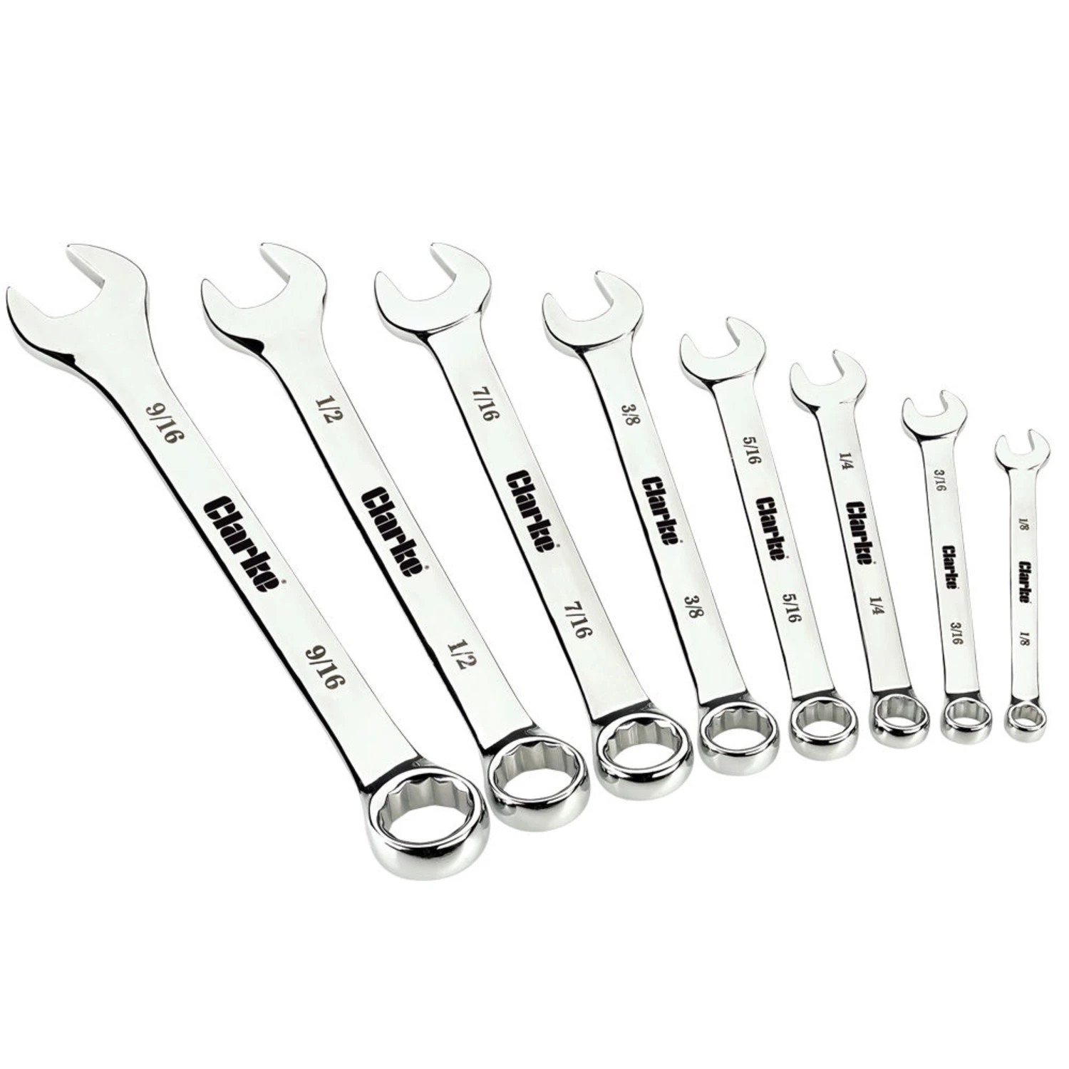 9/16 Wrench 1/2" BSW 8pc Whitworth Shallow Sockets & 8pc BSW Whitworth Spanners TE078_TE079 1 1/8 Wrench-189774