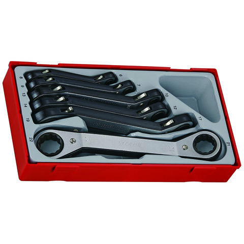  Flat with Ratchet 10 mm TengTools Combination Spanner  