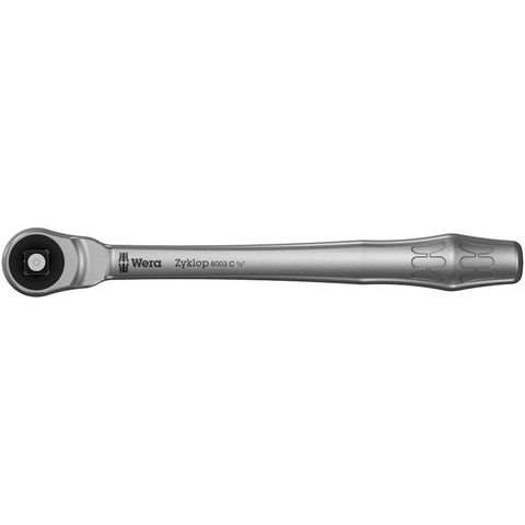 Image of Machine Mart Xtra Wera 8003 C Zyklop 1/2" Drive Metal Ratchet With Push-Through Square