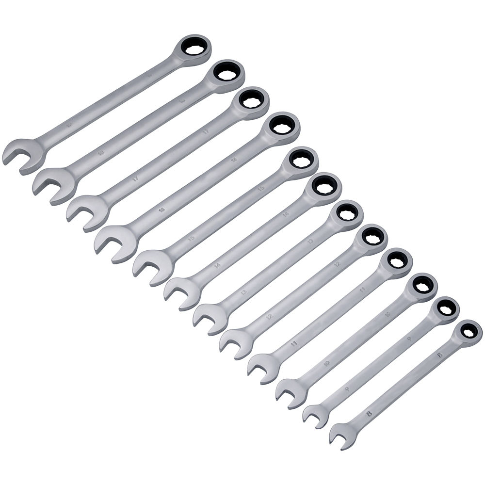 12 Piece Metric Ratchet Combination Spanner Set Machine Mart