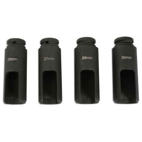 Image of Laser Laser 4843 4 piece 1/2" Drive Diesel Injector Nozzle Sockets