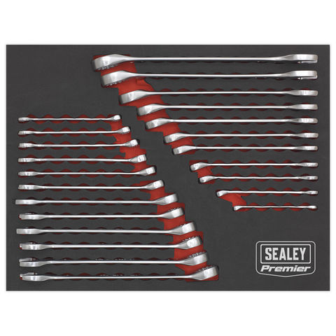 Image of Sealey Sealey AK63256 23 Piece Metric/Imperial Combination Spanner Set