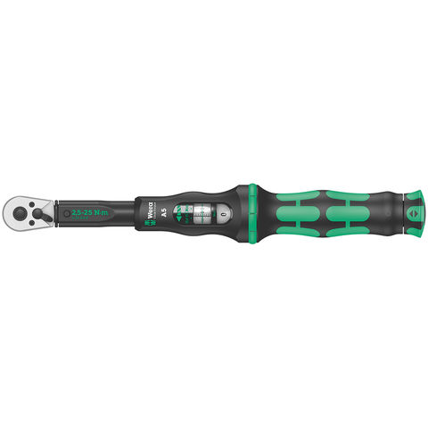 Wera A5 Click-Torque Wrench 1/4” Drive  (2.5-25Nm)