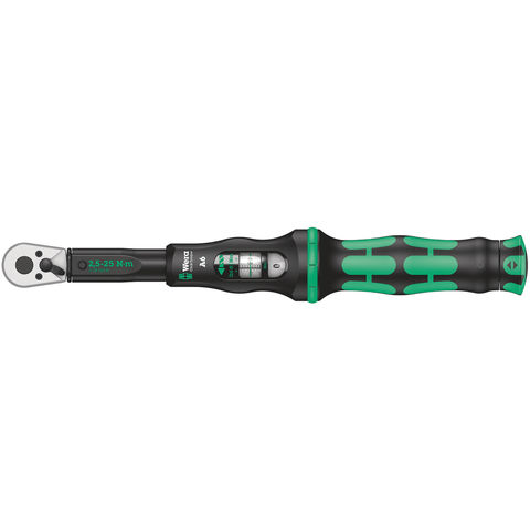 Image of Wera Wera A 6 Torque Wrench 1/4'' Hex Drive (2.5 - 25Nm)