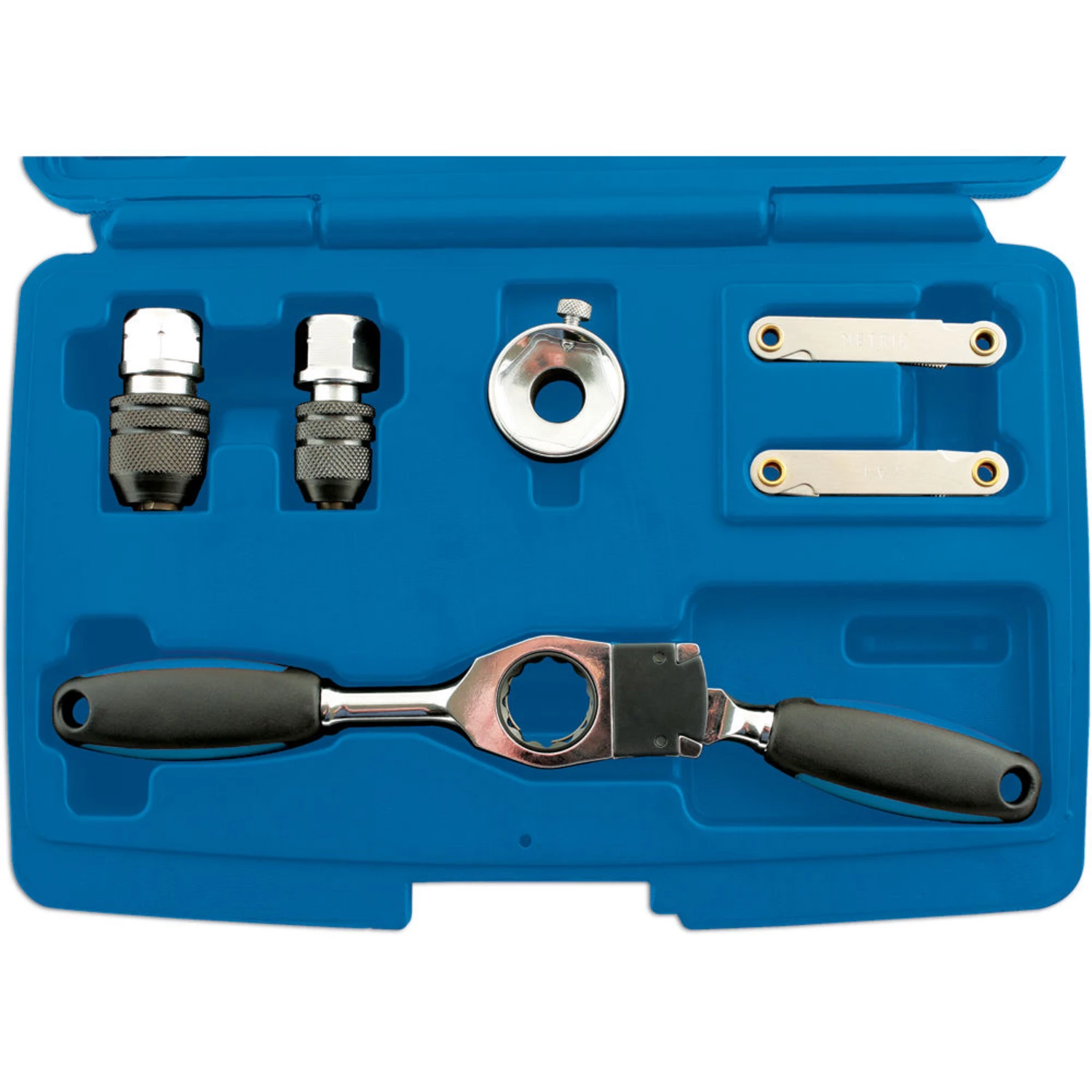 Laser 6071 6 Piece Tap And Die Holder Set - Machine Mart - Machine Mart