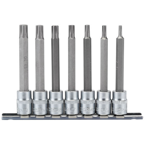 Photo of Draper Draper D-ribe/7/100 3/8 Drive 7 Piece Ribe Socket Bit Set