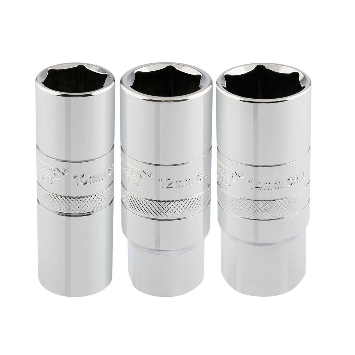 Spark Plug Socket QUINN 3/8 In. Drive SAE And Metric Set, 14-Piece For... 12 Point Socket Set - Foto 3