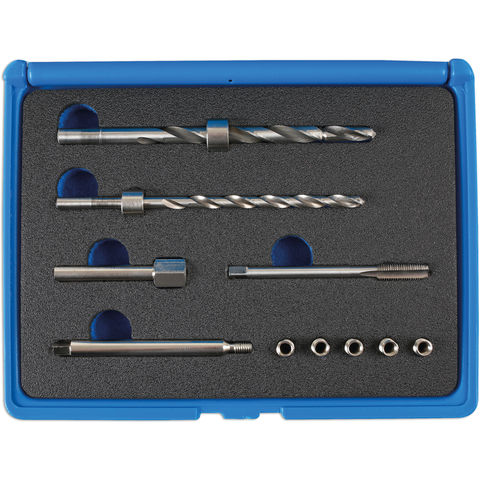Image of Laser Laser 6958 Injector Clamping Bolt Thread Repair Kit - Mercedes Benz CDi