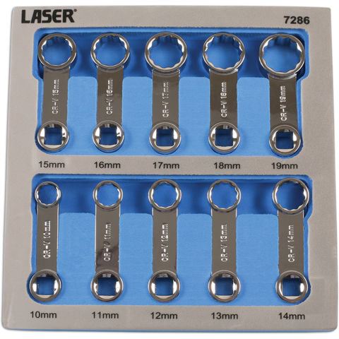Photo of Laser Laser 7286 10 Piece 3/8 Torque Adaptor Set