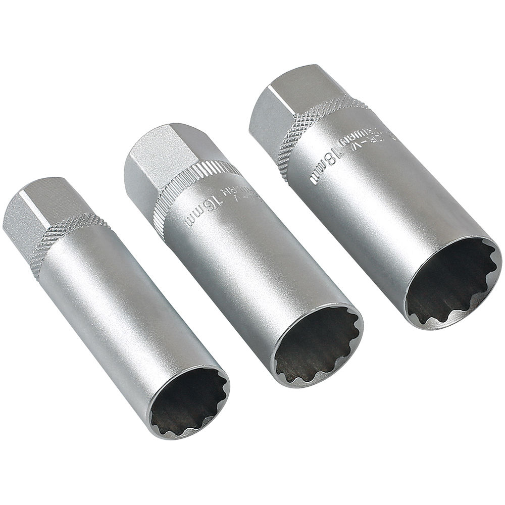 Spark Plug Deep Socket Set 2 Piece 3/8″ for 16mm & 21mm Plugs 