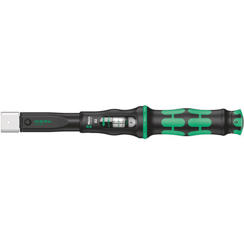 Wera X 2 Adjustable Torque Wrench 9 x 12mm for Insert Tools (10 - 50Nm)
