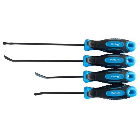 TEKTON Lot de 14 piques, crochets et mini pieds-biche (14 pièces