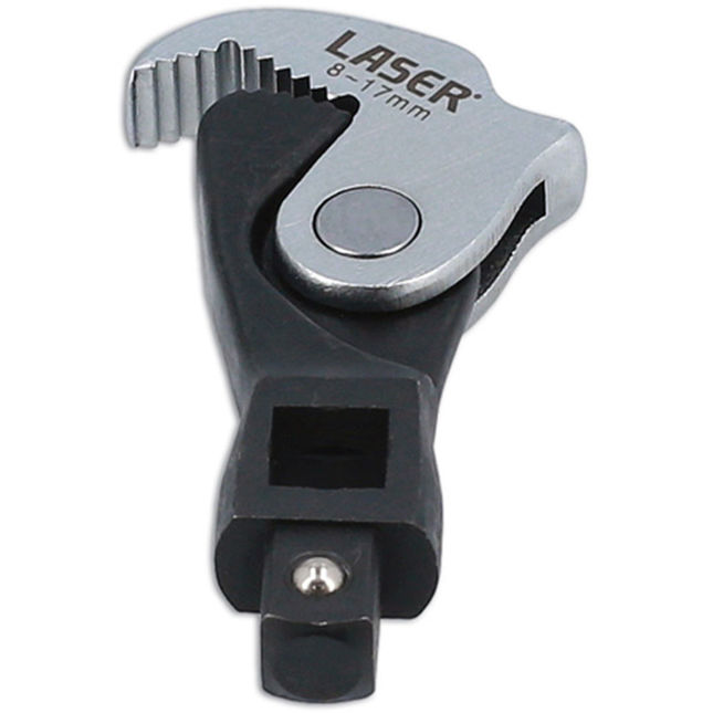 Laser 8215 3/8"d Adjustable Wrench Head 8 - 17mm
