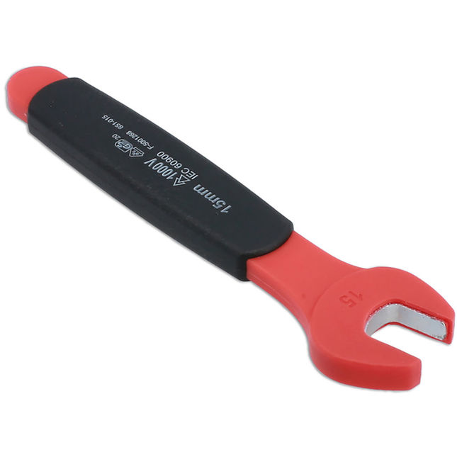 Image of Laser 8549 15mm Insulated Open Ended Spanner