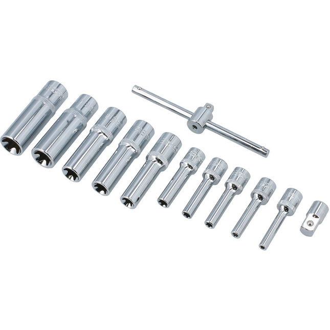 Laser 8867 1/4" & 3/8" Drive 12 Piece Deep E-socket Set