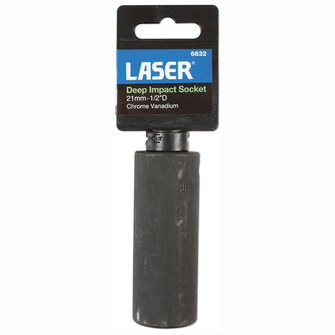 Laser 6832 1/2" Drive 21mm Deep Air Impact Socket