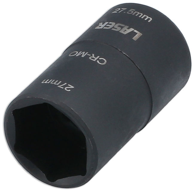 Laser 8227 Double Ended Damaged Wheel Nut Socket 27 X 27.5mm