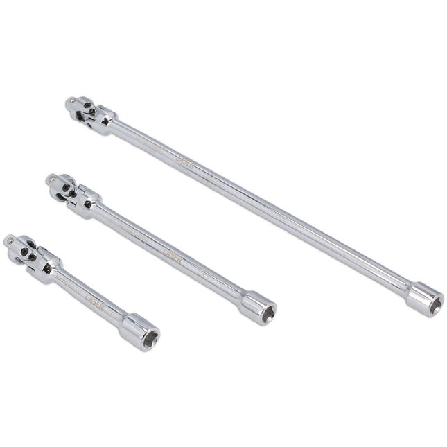 Laser 8495 Universal 1/4"d Joint Extension Set Spring Loaded 3pc