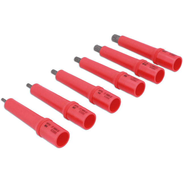 View Laser 8544 3/8"d Insulated Spline Bit Socket Set 6pc