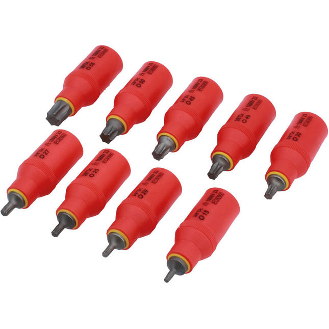 View Laser 8545 3/8"d Insulated Star Bit Socket Set 9pc