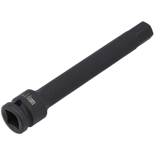 Laser 8587 Extra Long 1/2"d Impact Hex Bit 14mm