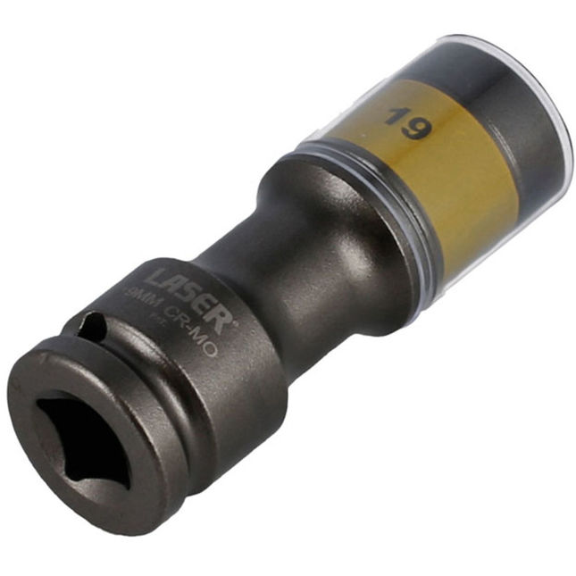 Laser 8595 1/2"d Alloy Wheel Torsion Socket 19mm