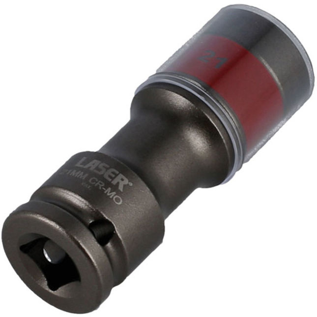 Laser 8596 1/2"d Alloy Wheel Torsion Socket 21mm