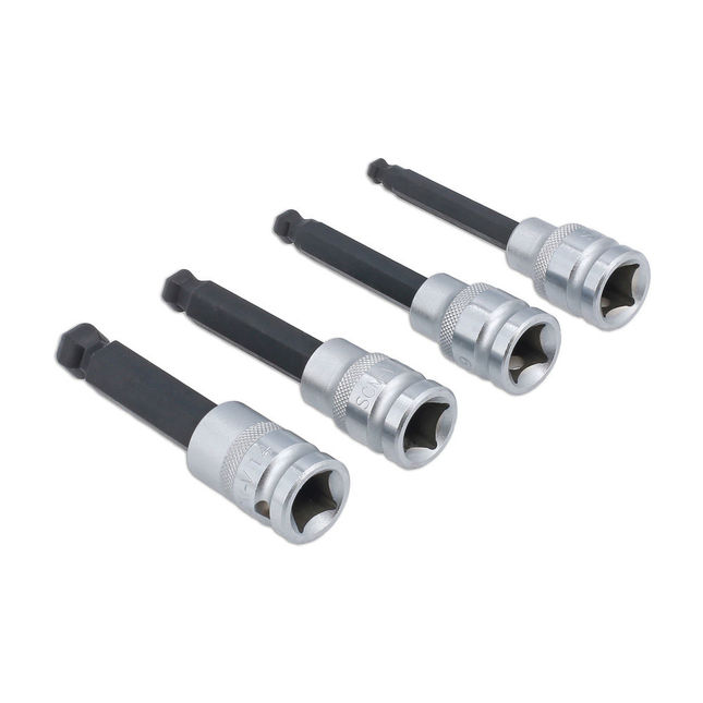 Laser 8601 Difficult Access Ball End Bit Set 4pc