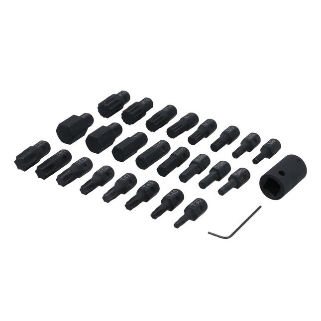 Laser 8647 1/2"d Interchangeable Impact Bit Set 25pc