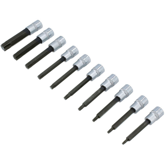 Laser 8855 Long 3/8"d Star Bit Socket Set 10pc