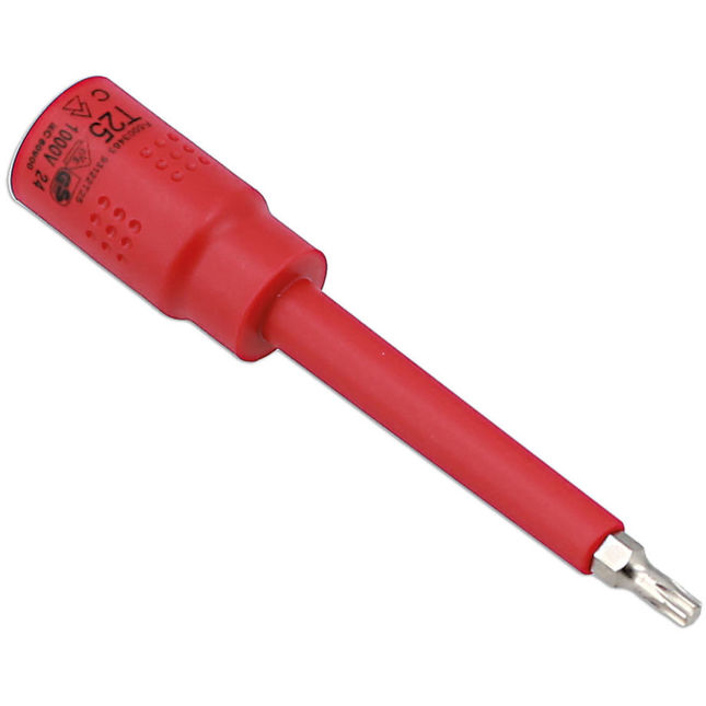 Laser 8919 Insulated 3/8"d Extra Long Star Bit Socket T25