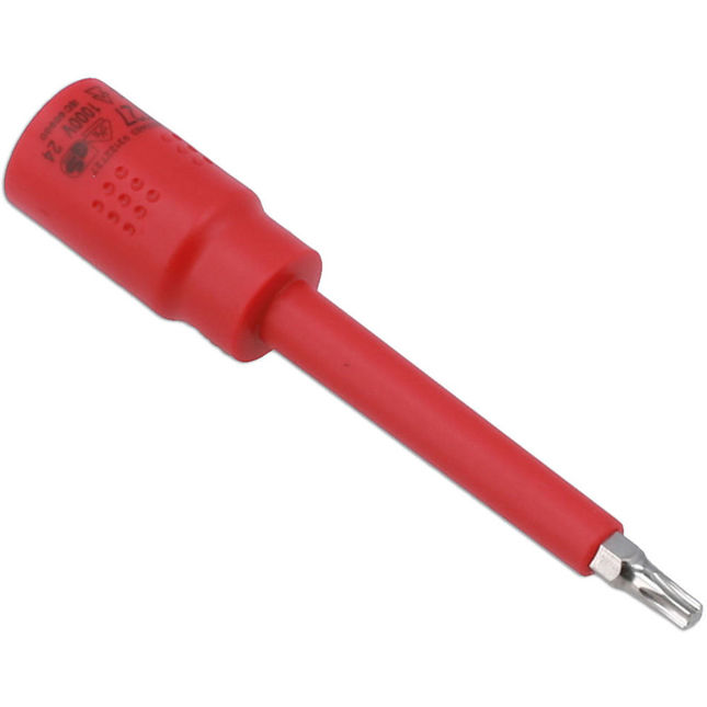 Laser 8920 3/8" Insulated Vde Extra Long Star Bit Socket T27