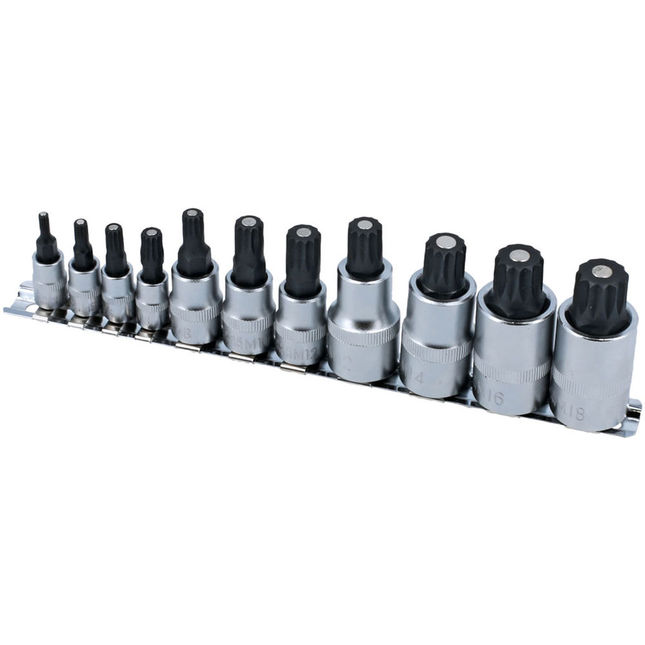 Laser 8923 Magnetic Spline Bit Set 11pc