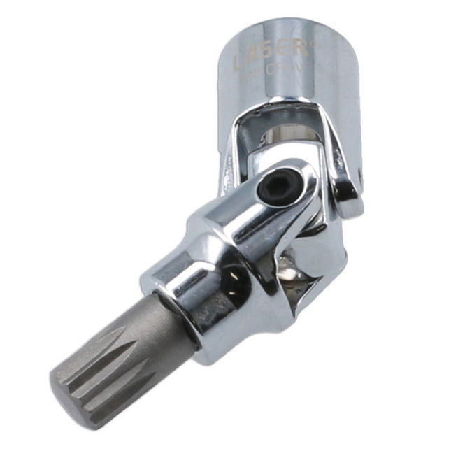 Image of Laser 8967 Triple Square 1/4"D Universal Joint Bit Socket M8