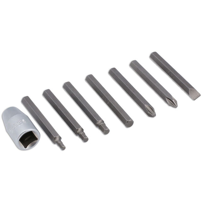 Laser 8506 1/2"d Impact Bit Set 8pc