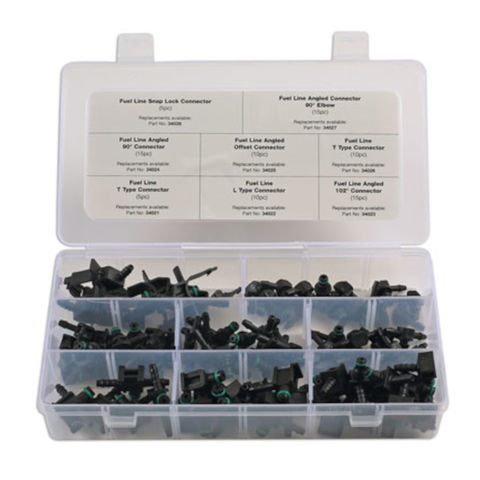 Image of Connect Consumables Connect 85 piece Assorted Popular Fuel Line Leak Off Connectors