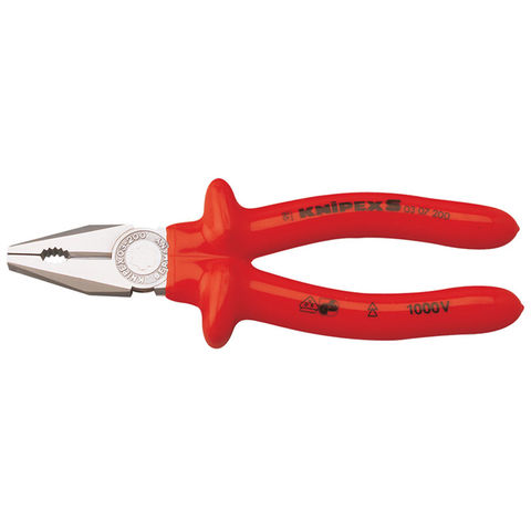 Image of Knipex Knipex 200mm Fully Insulated 'S' Range Combination Pliers