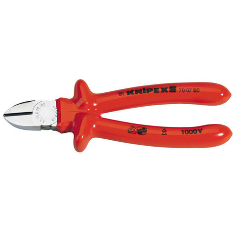 Image of Knipex Knipex 180mm 'S' Range Diagonal Side Cutter