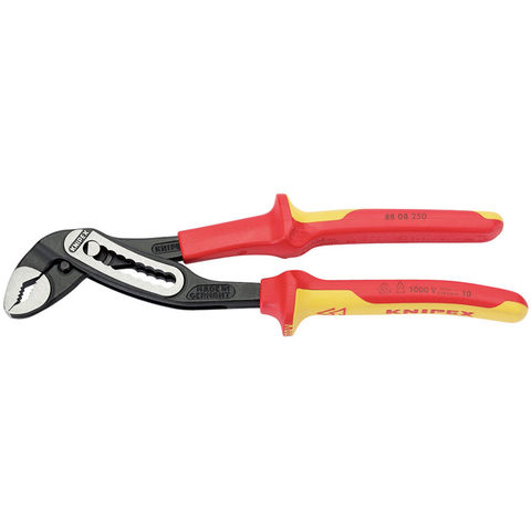 Image of Knipex Knipex 250mm Fully Insulated Alligator Water Pump Pliers