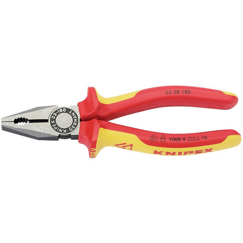 Image of Draper Knipex 160mm Fully Insulated Combination Pliers