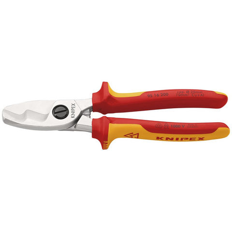 Knipex 95 16 200 SB VDE Insulated Cable Shears 200mm