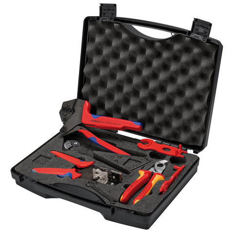 Knipex 97 91 04 V02 Tool Case for Photovoltaics for solar cable connectors MC4 (Multi-Contact)
